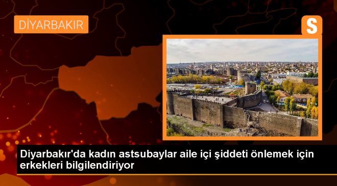 Diyarbakır’da Kadın Astsubaylar Şiddetle Mücadele İçin Bilgilendirme Yapıyor