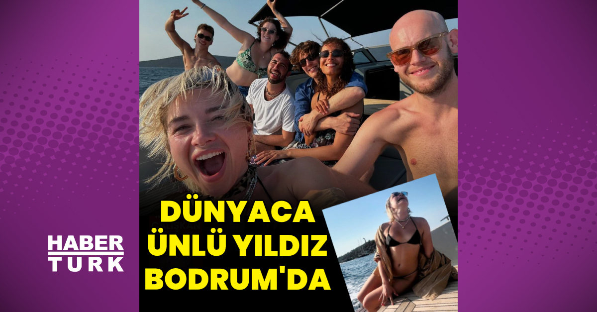 Florence Pugh, Bodrum’a geldi
