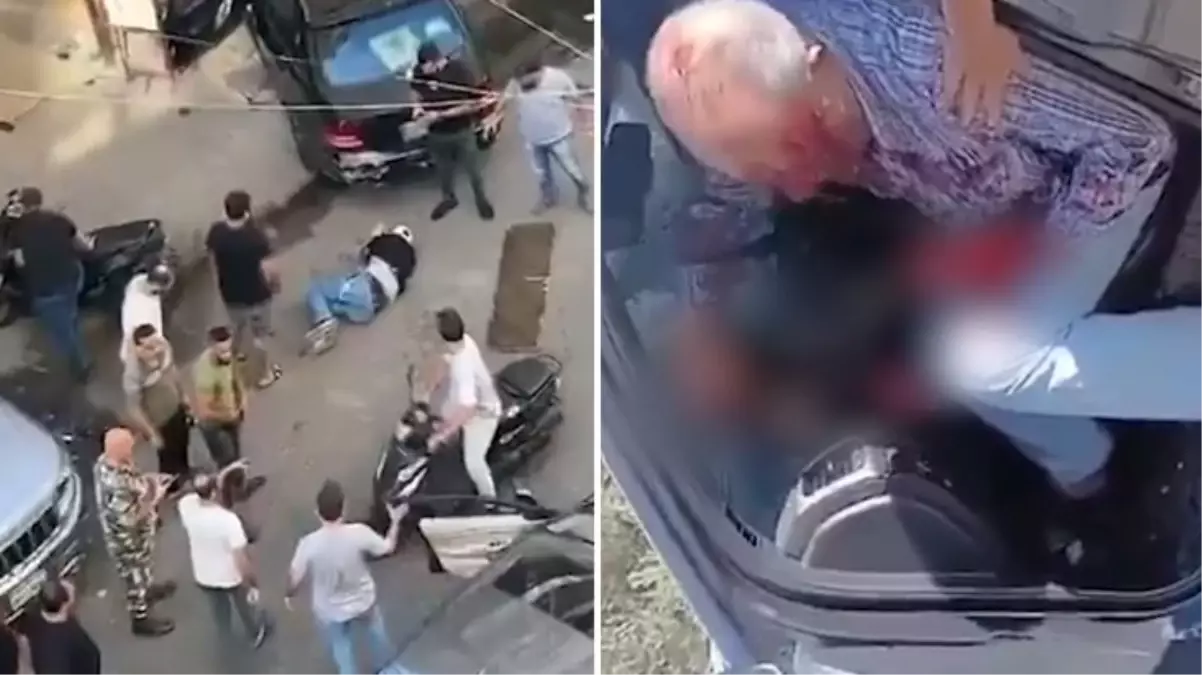 Lübnan’dan korkunç görüntüler! Cihazların infilak ettiği an kan dondurdu