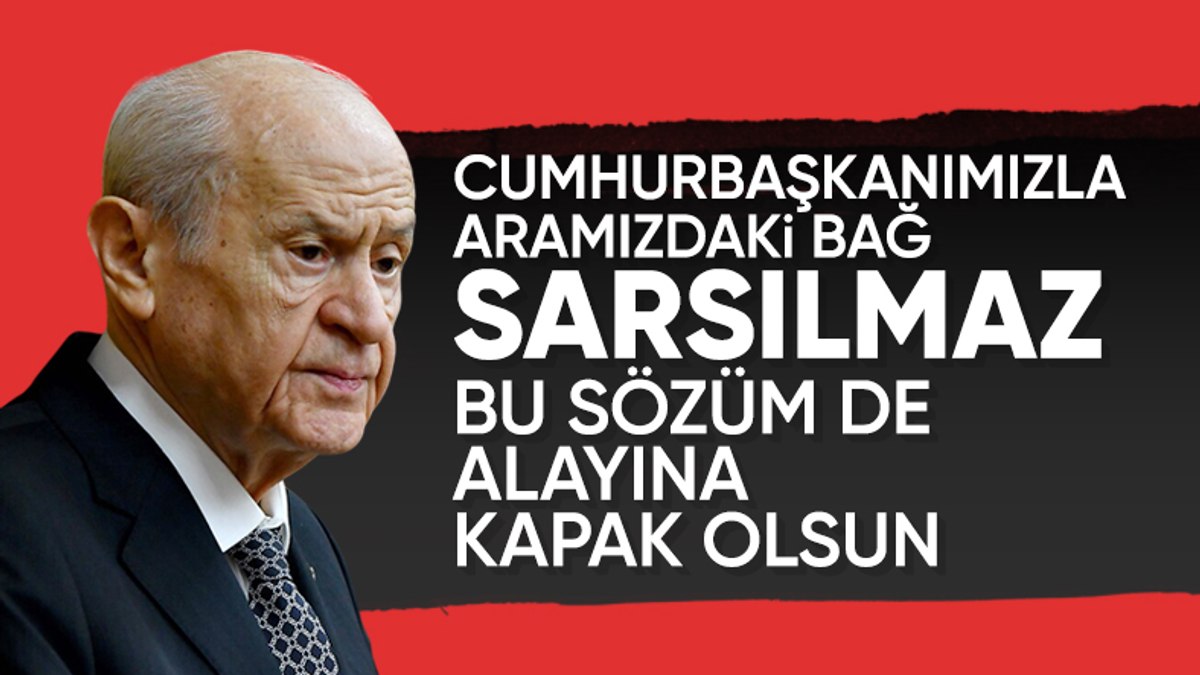Devlet Bahçeli: Cumhur İttifakı’nın soluğu kısa ve kesik değildir