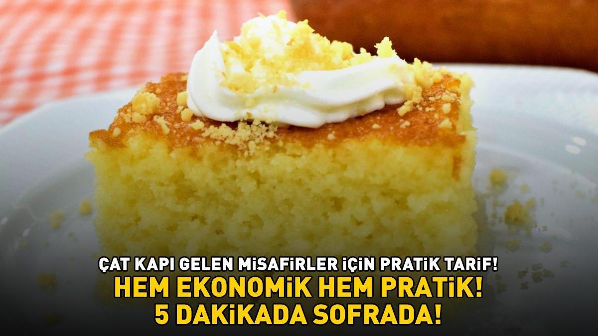 Çat kapı gelen misafirler için pratik tarif! Hem ekonomik hem kolay: 8 malzemeyle hazırlanıyor! 5 dakikada sofrada!