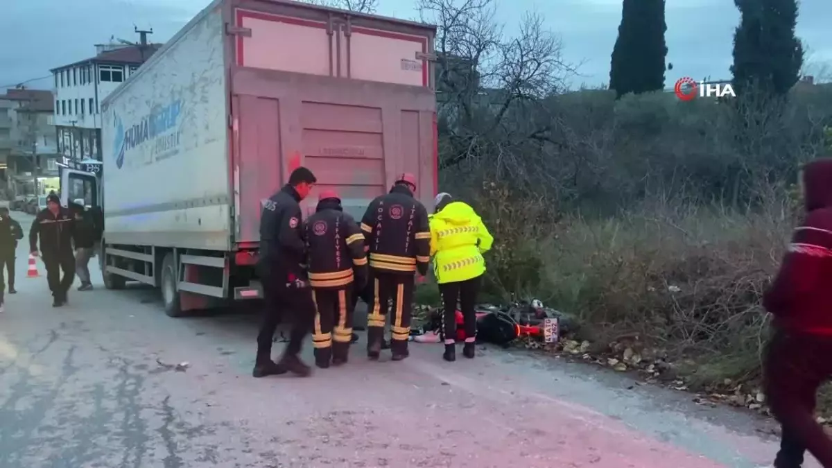 Kocaeli’de Motosiklet Kazası: Bir Kişi Ağır Yaralandı