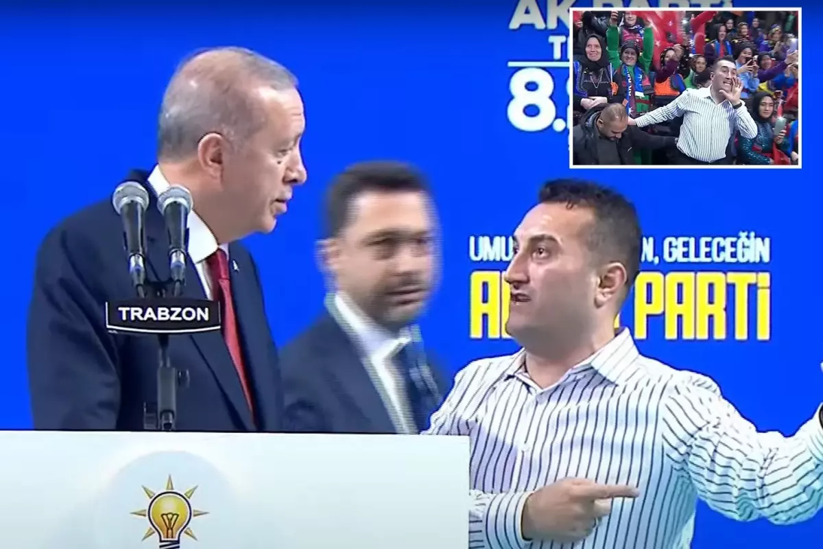 Sahneye çıkıp Erdoğan’ın yanına geldi, sonrasında yaşananlar bomba