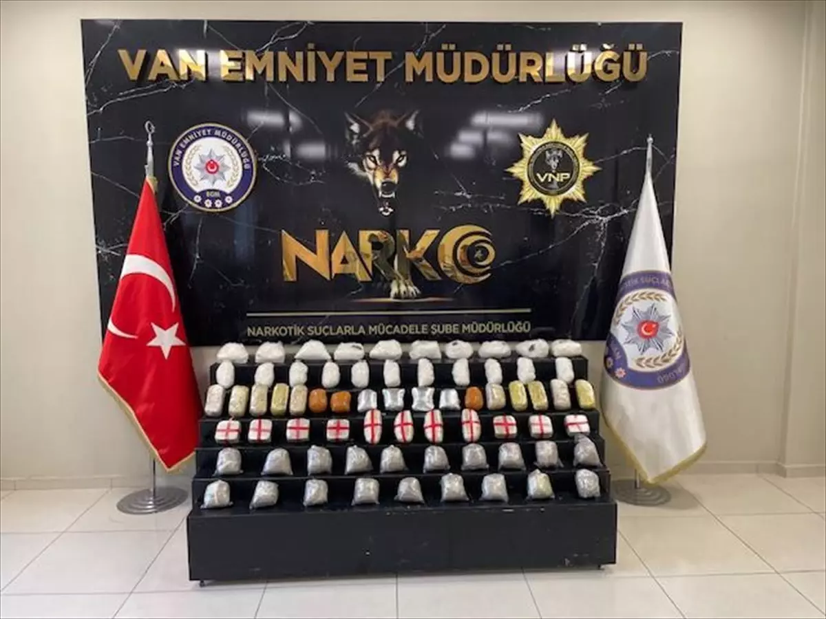 Van’da 55 Kilogram Uyuşturucu Ele Ge geçti