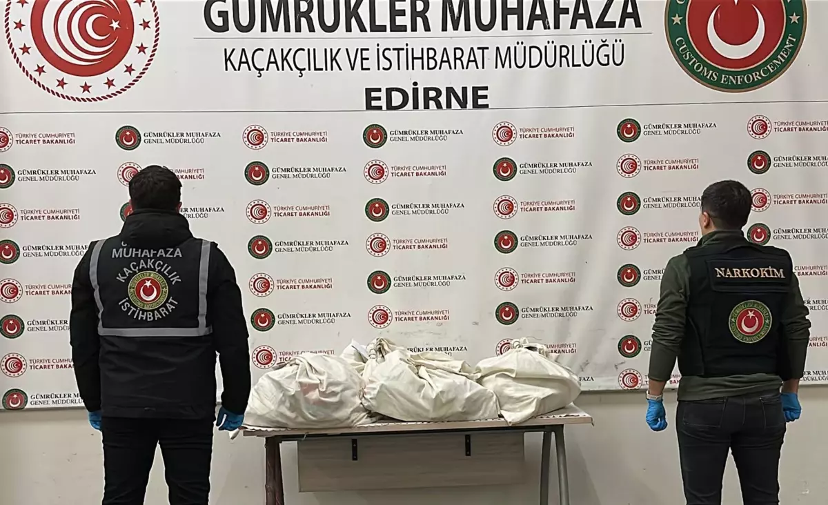 Edirne Kapıkule Sınır Kapısı’nda 67 Kilo Uyuşturucu Ele Geçirildi